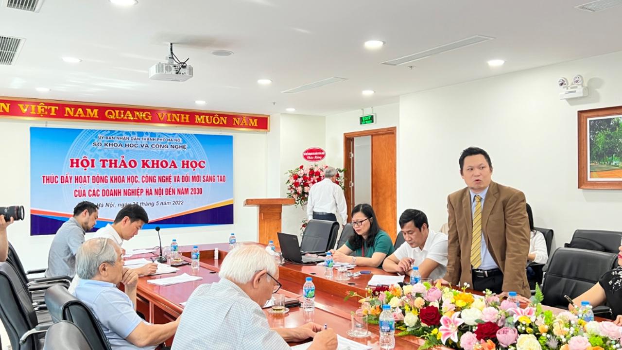(Tiếng Việt) SPCNCL Hà Nội: HAMI tham dự hội thảo: “Thúc đẩy hoạt động khoa học, công nghệ và đổi mới sáng tạo của các doanh nghiệp Hà Nội đến năm 2030”