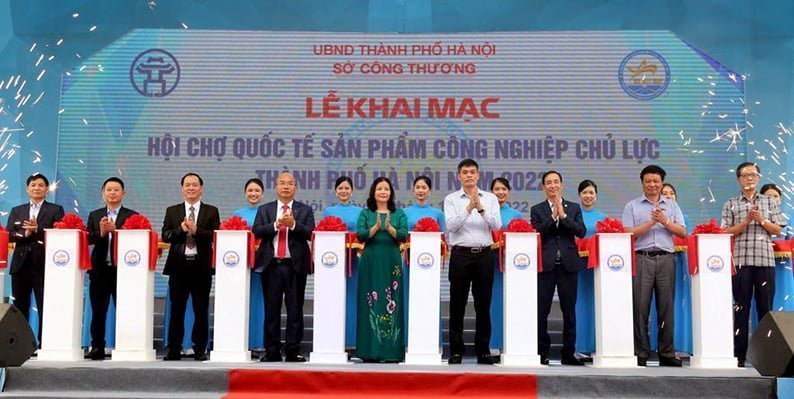 SPCNCL Hà Nội: Khai mạc “Hội chợ quốc tế sản phẩm công nghiệp chủ lực thành phố Hà Nội năm 2022”